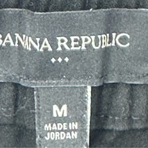 Banana Republic Black Drawstring Semi Dress Pants Womens Medium - Picture 4 of 7